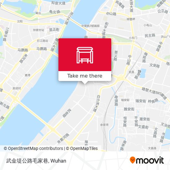 武金堤公路毛家巷 map