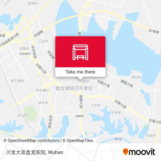 川龙大道盘龙医院 map
