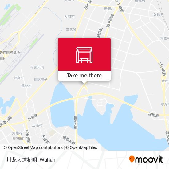 川龙大道桥咀 map