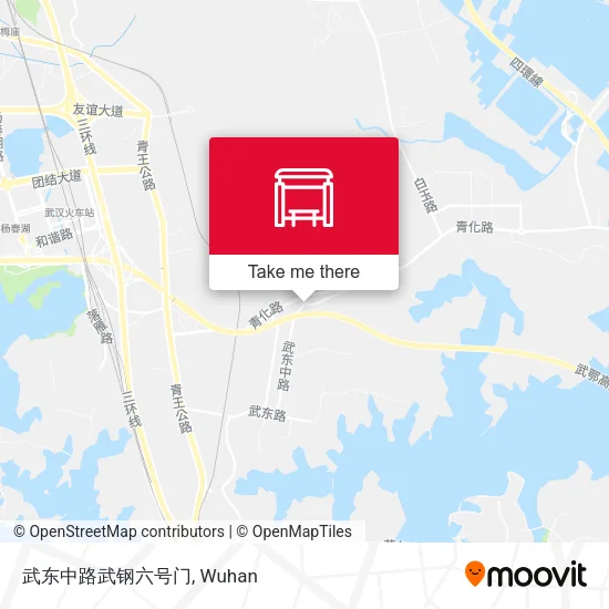 武东中路武钢六号门 map