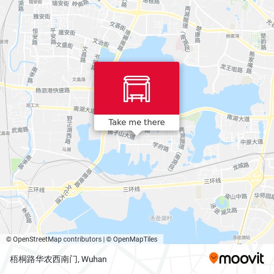 梧桐路华农西南门 map