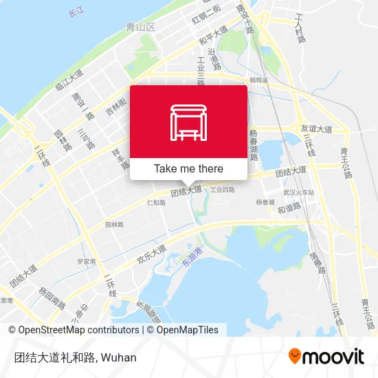 团结大道礼和路 map