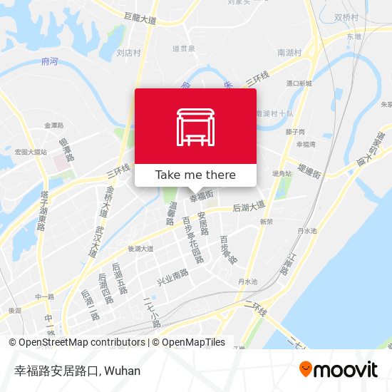 幸福路安居路口 map