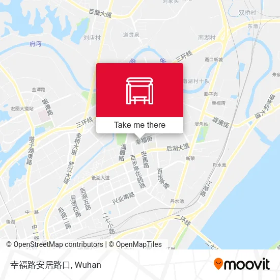 幸福路安居路口 map