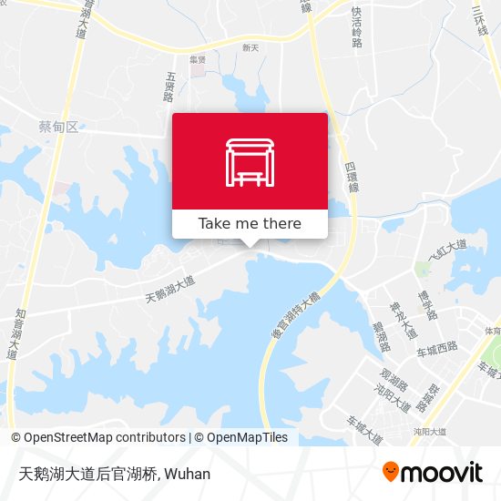 天鹅湖大道后官湖桥 map