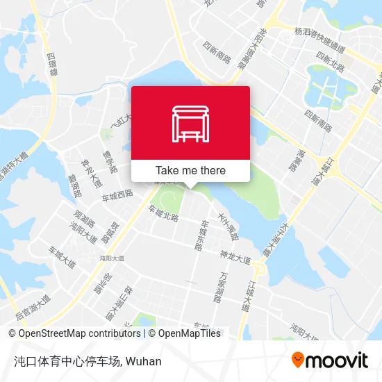 沌口体育中心停车场 map