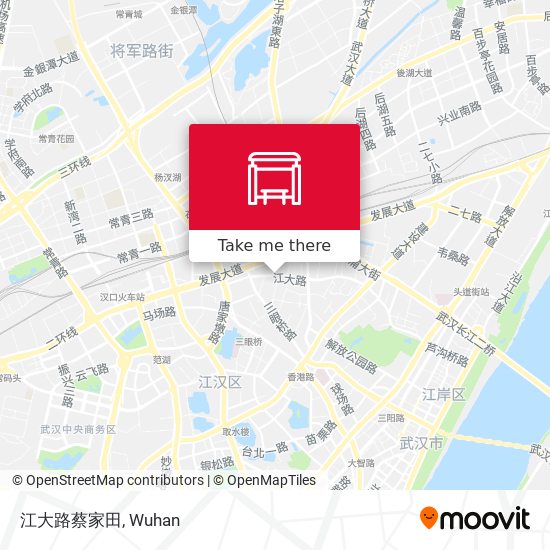 江大路蔡家田 map