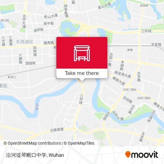 沿河堤琴断口中学 map