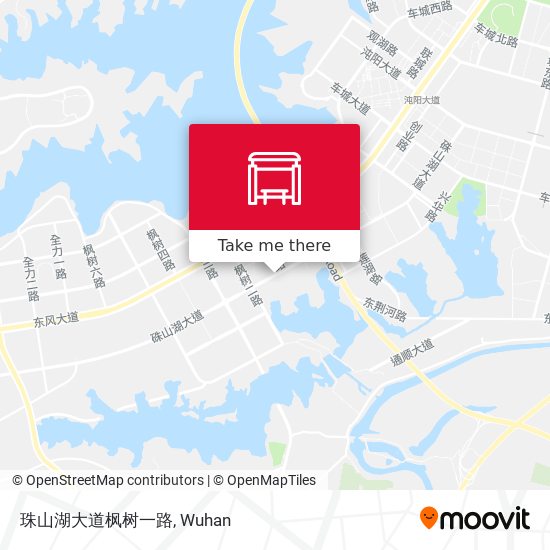 珠山湖大道枫树一路 map