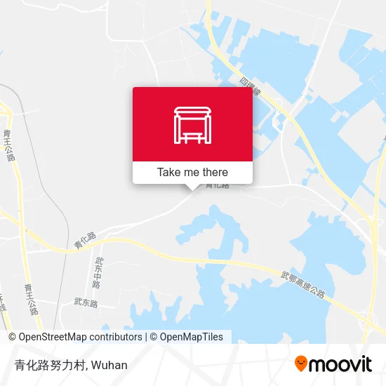 青化路努力村 map