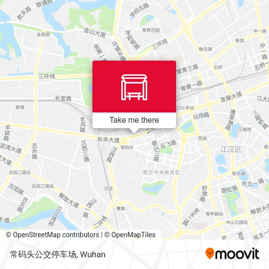 常码头公交停车场 map