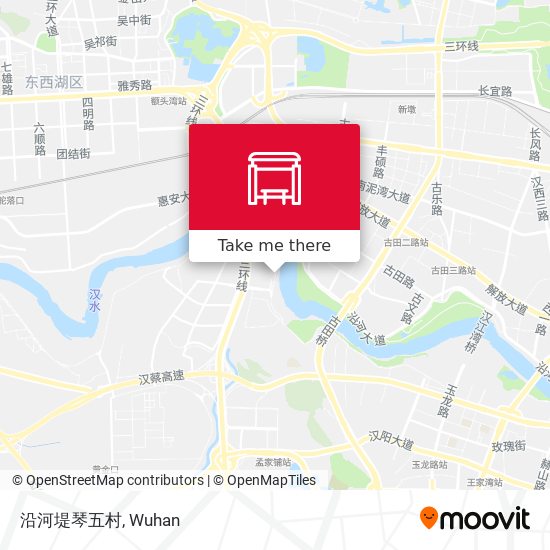 沿河堤琴五村 map