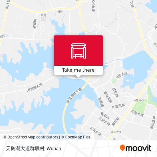 天鹅湖大道群联村 map