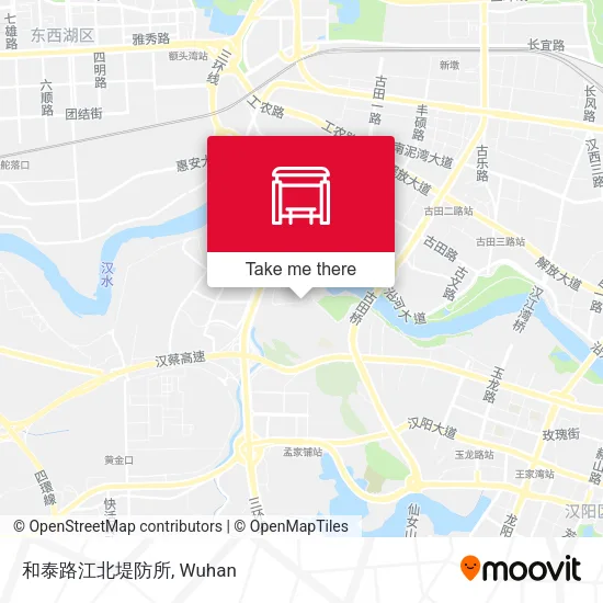 和泰路江北堤防所 map