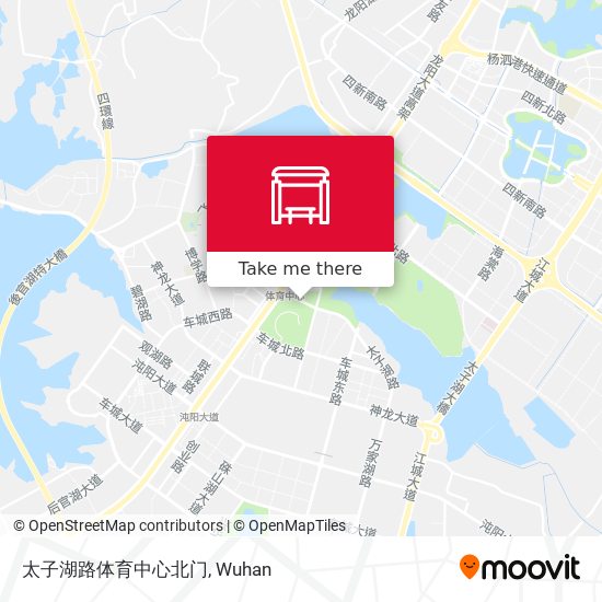 太子湖路体育中心北门 map