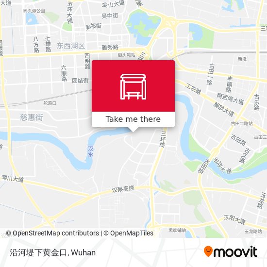 沿河堤下黄金口 map