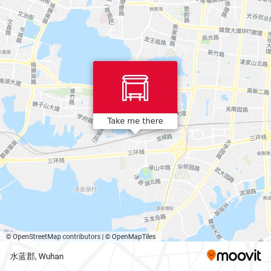 水蓝郡 map