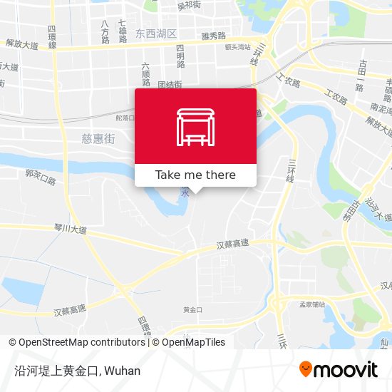 沿河堤上黄金口 map