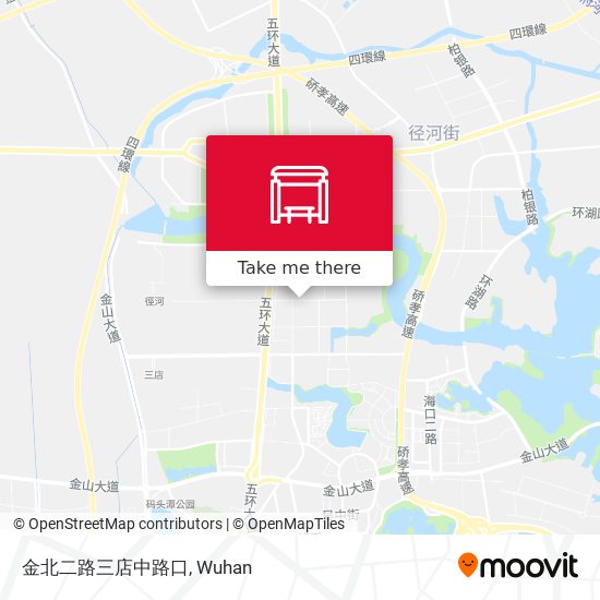 金北二路三店中路口 map