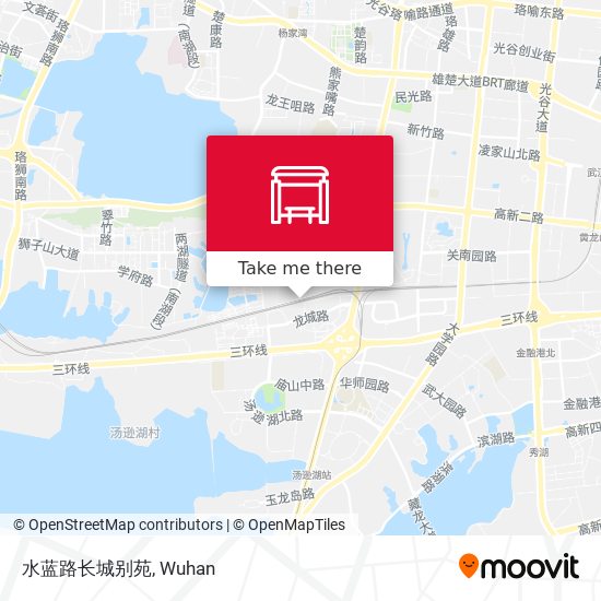 水蓝路长城别苑 map