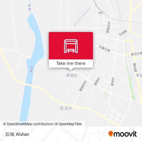 后湖 map