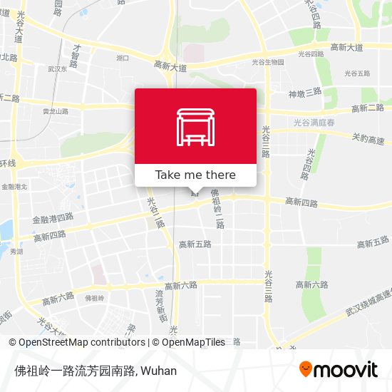 佛祖岭一路流芳园南路 map