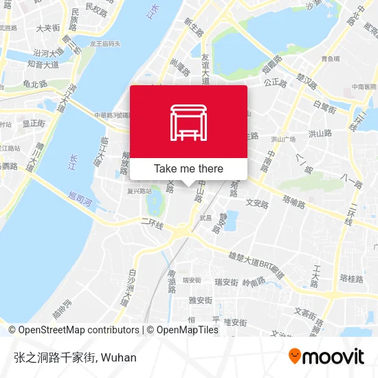 张之洞路千家街 map