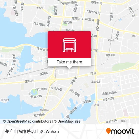 茅店山东路茅店山路 map