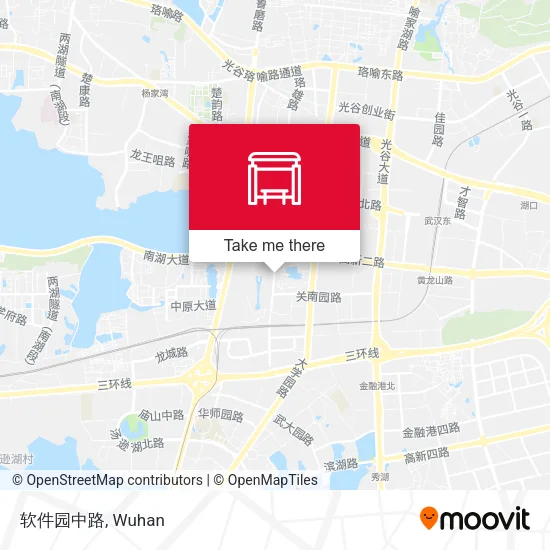 软件园中路 map