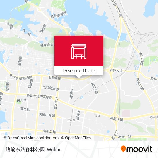 珞瑜东路森林公园 map