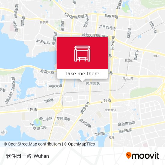 软件园一路 map
