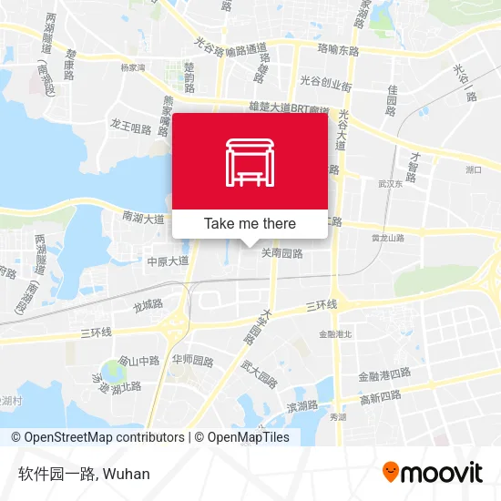 软件园一路 map
