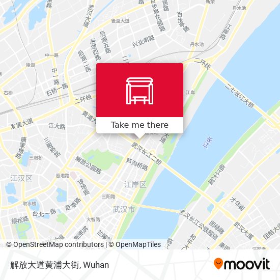 解放大道黄浦大街 map