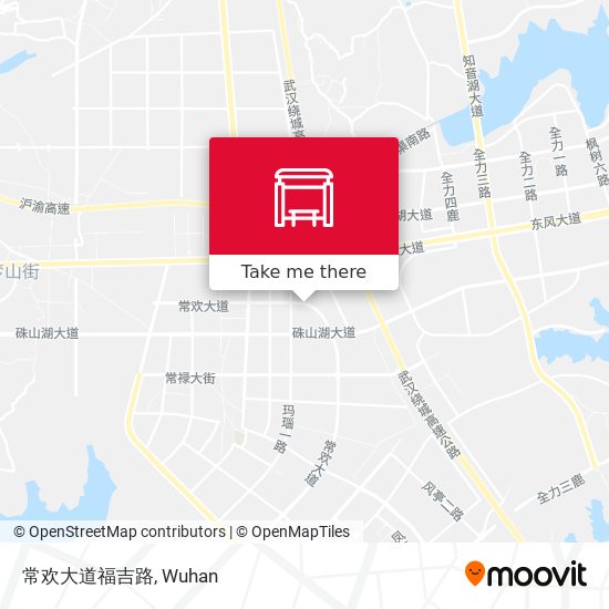 常欢大道福吉路 map