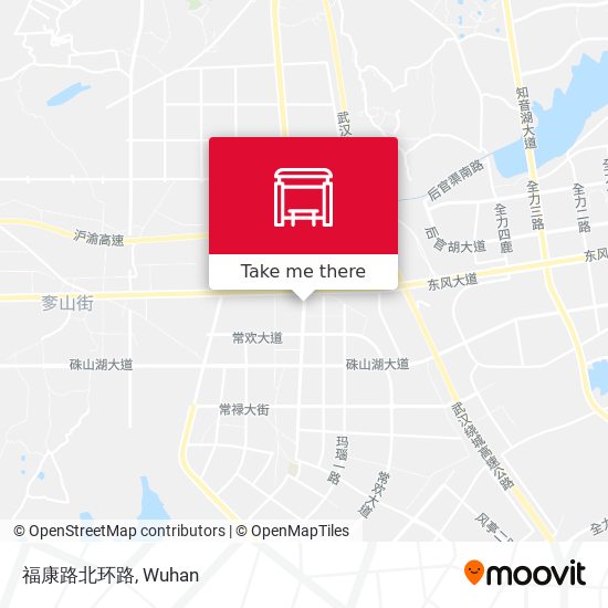 福康路北环路 map