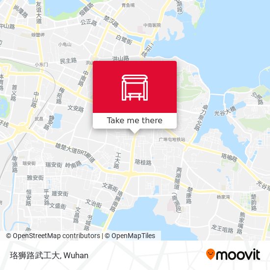 珞狮路武工大 map
