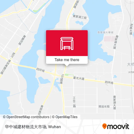 华中城建材物流大市场 map