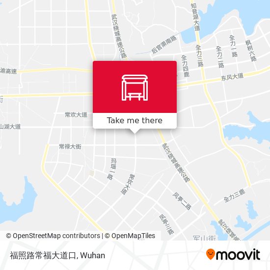 福照路常福大道口 map