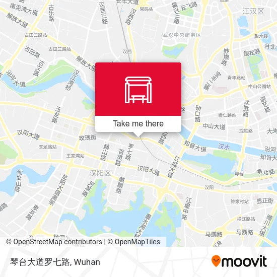 琴台大道罗七路 map