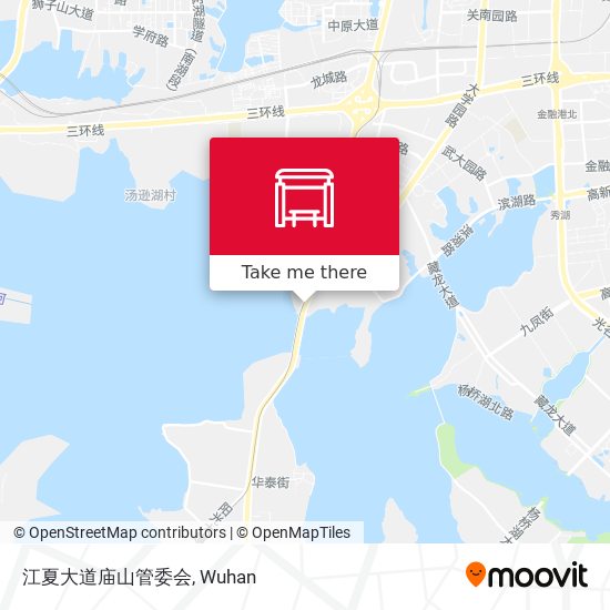 江夏大道庙山管委会 map