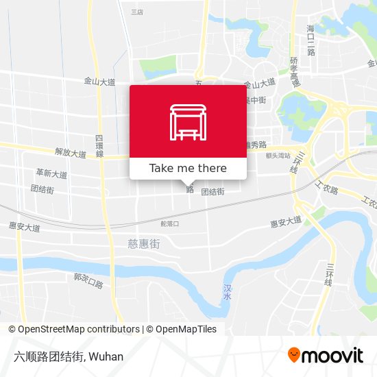 六顺路团结街 map