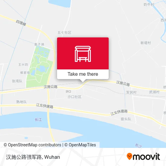 汉施公路强军路 map