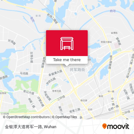 金银潭大道将军一路 map