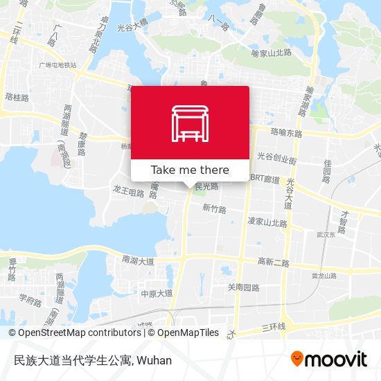 民族大道当代学生公寓 map