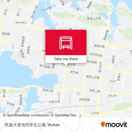 民族大道当代学生公寓 map