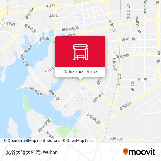 光谷大道大郭湾 map
