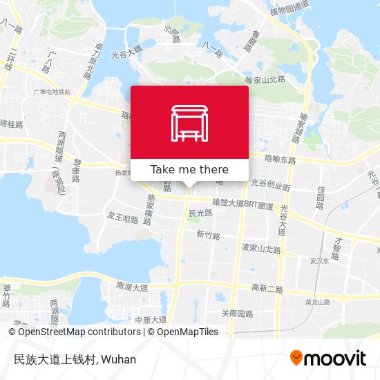 民族大道上钱村 map