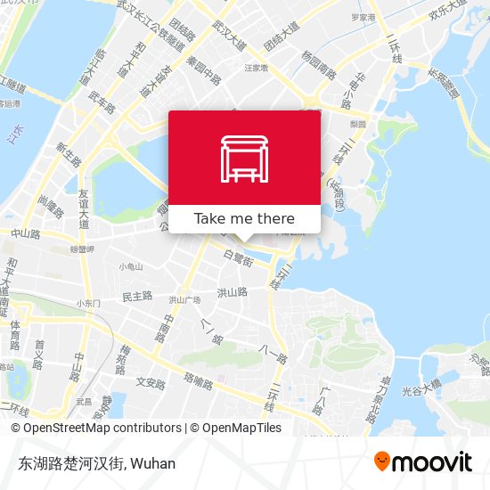 东湖路楚河汉街 map