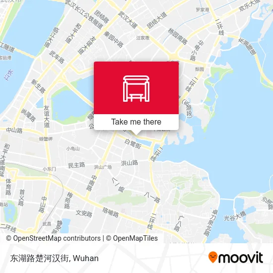 东湖路楚河汉街 map