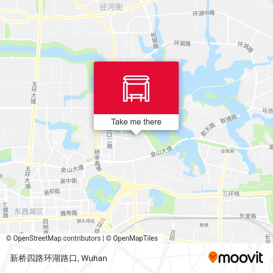 新桥四路环湖路口 map